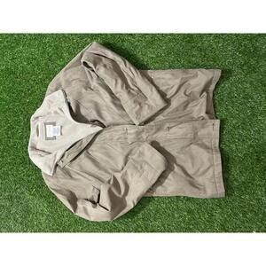 Vintage White Stag Full Zip Jacket Kaki Size M